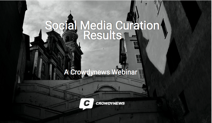 social media curation results