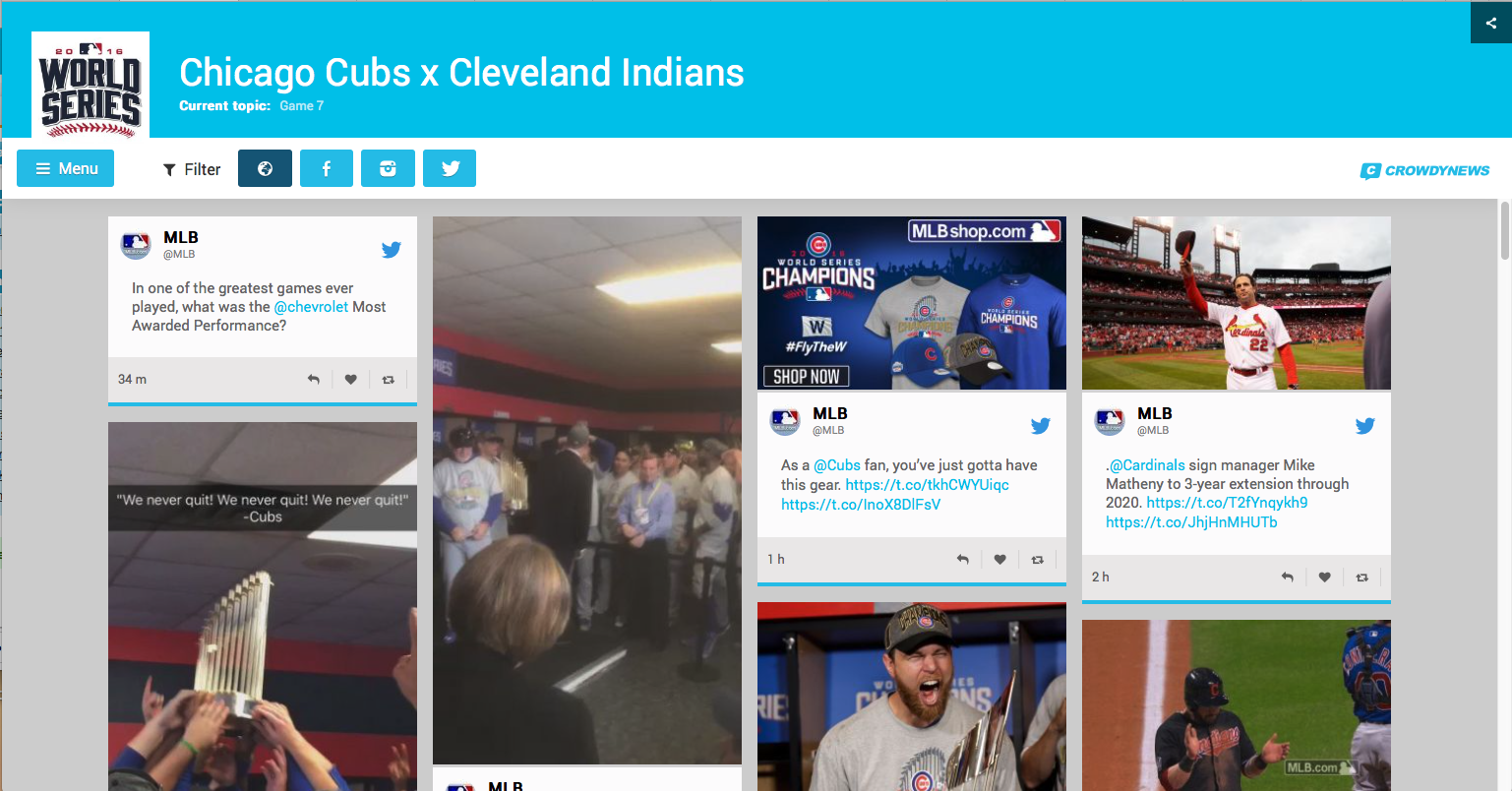 world series social media curation 3