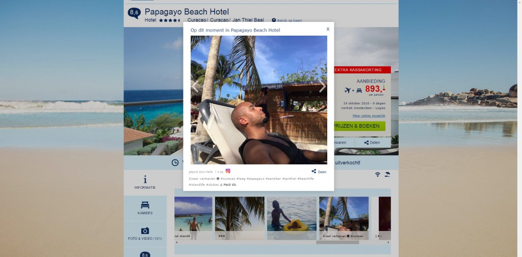 internet trends - Papagayo Beach Design Hotel Curaçao Jan Thiel Baai TUI 2