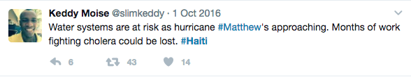 social media informs Haiti before