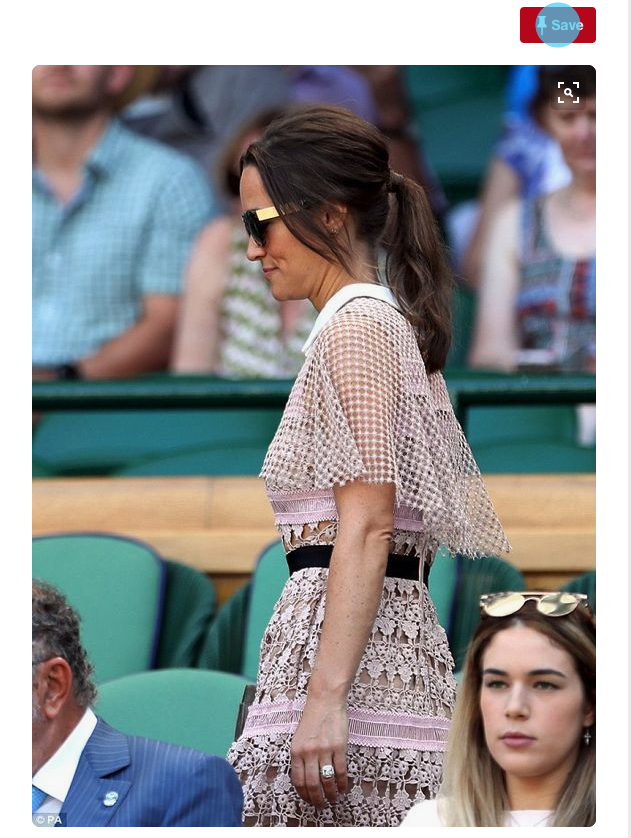 trending at wimbledon pippa's dress